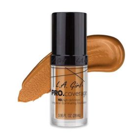 L.A. Girl Pro Coverage Illuminating Foundation (Color: Bronze)